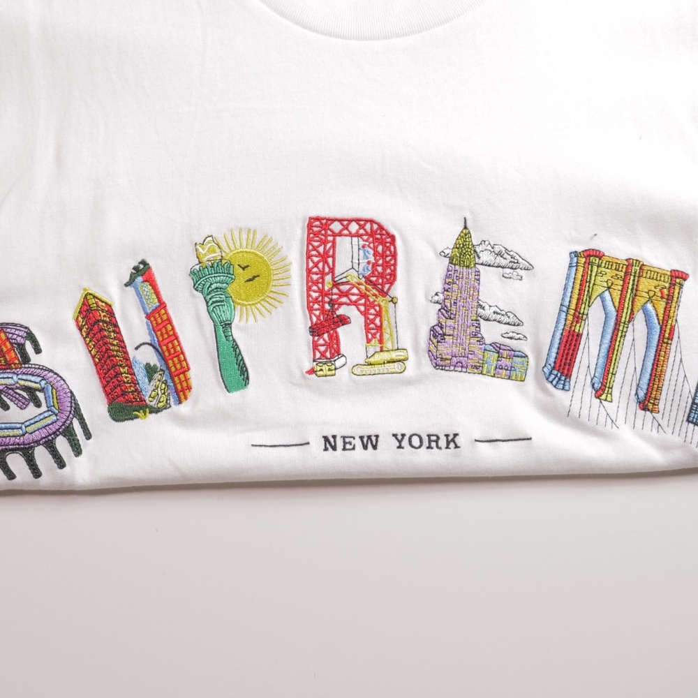 Supreme City Arc Tee SS19 White Large Short Sleeve - Picture 2 of 6